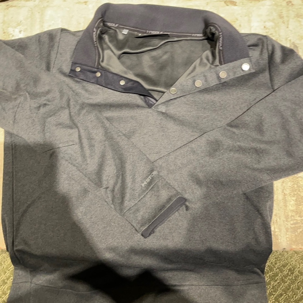 Under Armour Golf Gray button up sweater